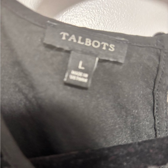 Talbots Black Lace Blouse - Picture 6 of 8